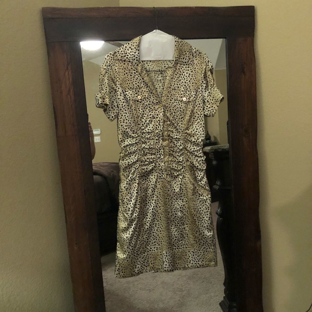 Leopard print dress